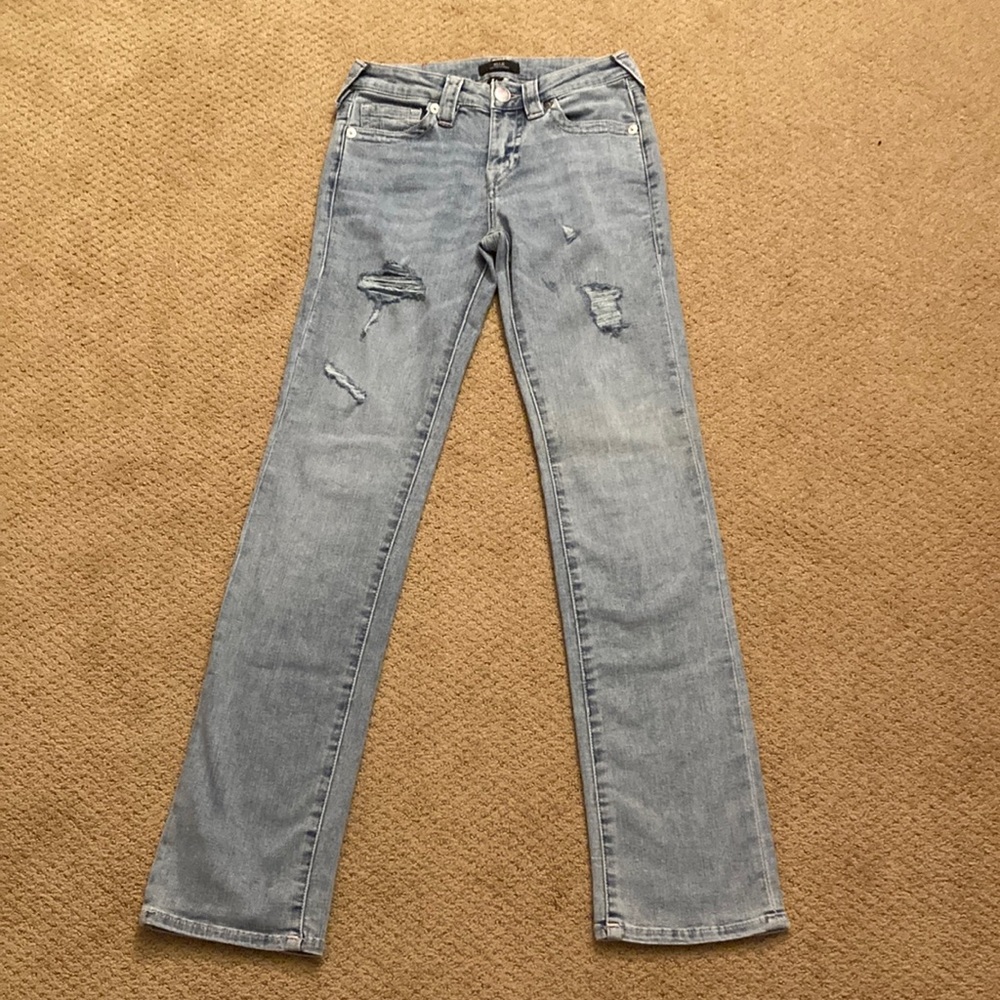 Women’s True Religion Jeans Mid Rise Straight Leg